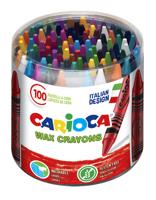 Waskrijt carioca maxi pot 100 stuks assorti - thumbnail