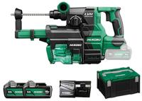 Hikoki DH1826DAWUZ Accu boor-breekhamer | 18V | 3.2 J | 2 x 5.0 Ah accu&apos;s + oplader | In HSC II + HSC III DH1826DAWUZ - thumbnail