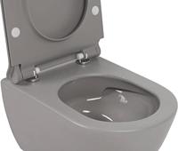 Ben Segno 2.0 hangtoilet met toiletbril compact Xtra glaze+ Free flush beton grijs - thumbnail