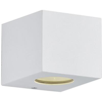 LED Tuinwandlamp 4W Mat Wit Kunststof - Up & Down Verlichting - Trion Corby