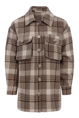 LOOXS 10sixteen Meisjes blouse oversized - Geruit