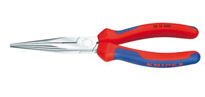 KNIPEX Platspitse tang met zijsnijder 200mm grijptang