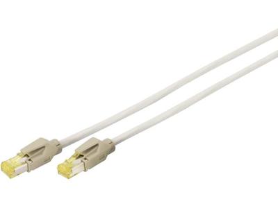 Digitus DK-1643-A-100 RJ45 Netwerk Aansluitkabel S/FTP 10.00 m Grijs Halogeenvrij, Verdraaide paren Digitus DK-1643-A-100 RJ45 Netwerk Aansluitkabel S/FTP 10.00 m Grijs Halogeenvrij, Verdraaide paren