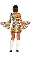 Jaren 70 Jurk Kostuum Vrouw - thumbnail