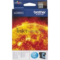 Brother Inktcartridge LC-980C Origineel Cyaan LC-980 C - thumbnail