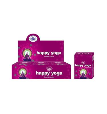 Green Tree Kegelwierook happy yoga 10 Stuks