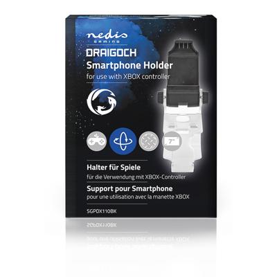 Nedis SGPDX110BK Telefoonhouder Voor Gaming Voor Xbox One Controller Universeel Verstelbaar Zwart