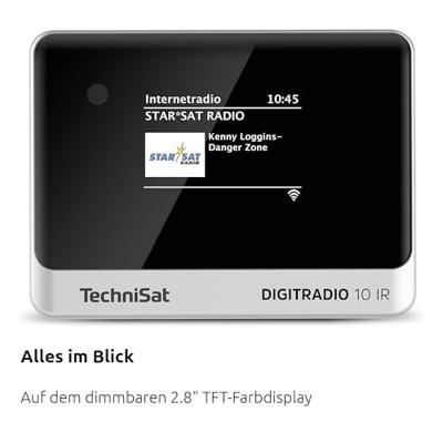 TechniSat Digitradio 10 IR Hybride radio Zwart
