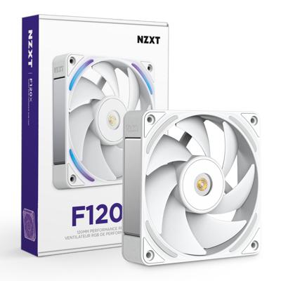 NZXT f120x rgb case fan (wit, 120 x 120 x 30 mm, pwm)