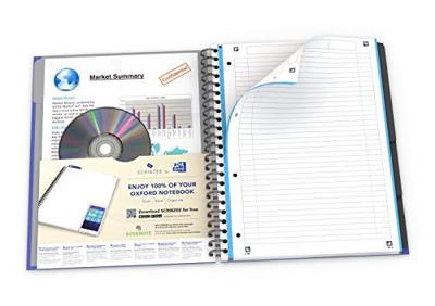 Collegeblok oxford europeanbook a4+ 120 vel ass | 5 stuks Collegeblok oxford europeanbook a4+ 120 vel ass | 5 stuks