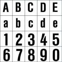 RZB 99223.003.1 Huisnummerbord Zwart - thumbnail