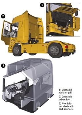 Italeri 1/24 Scania S730 Highline 4x2 Italeri 1/24 Scania S730 Highline 4x2