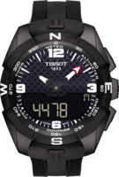 Horlogeband Tissot T0914204705704 / T610034733 Rubber Zwart 22mm - thumbnail