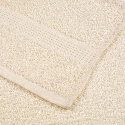 VidaXL Gastendoekjes 2 st 30x50 cm 360 g/m² 100% katoen crèmekleurig