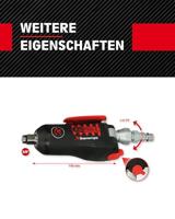 KS Tools 515.3830 5153830 Pneumatische slagmoersleutel Gereedschapshouders: 3/8 (10 mm) buitenvierkant Draaimoment (max.): 108 Nm - thumbnail