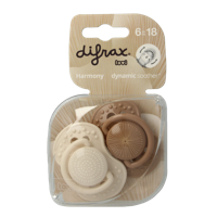 Lovi fopspeen harmony 6-20 maanden assorti 2 Stuks - thumbnail