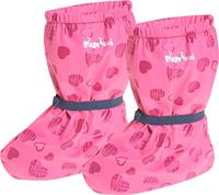 Playshoes overschoenen fleece gevoerd Hartjes Roze-M - thumbnail