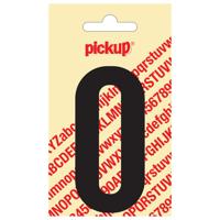 Plakcijfer Nobel 90 mm zwart 0 Pickup - Pickup - thumbnail