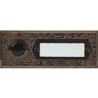 Grothe 55511 Belknop Met naambord Brons