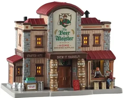 The Beer Meister Home Brewing Supplies 19x26x23 cm Kerstdorp LEMAX - Lemax