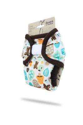 Petit Lulu Overbroekje Paddenstoelen (Mushrooms) - Newborn (2-6 kilo) - Klittenband