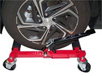 Berger & Schröter Rangier und Radmontagehilfe mechanisch Verrijdbare autokrik 0.567 t Werkhoogte: 33 - 65 cm - thumbnail