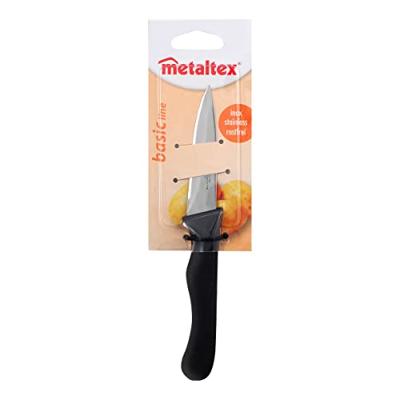 Metaltex basic line keukenmes 21.5 cm rvs/zwart Metaltex basic line keukenmes 21.5 cm rvs/zwart