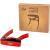 Flight FC-RD Ukulele Capo Red - capo voor ukelele rood - thumbnail