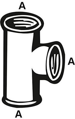 Cornat Galva T-Stuk Vvv 5/4 (130) - VFB13054