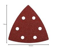 kwb 492800 Deltaschuurpapier Korrelgrootte (num) 40, 120, 240 (Ø) 93 mm 5 stuk(s) - thumbnail