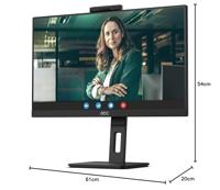 AOC Pro-Line Q27P3CW LED-monitor Energielabel F (A - G) 68.6 cm (27 inch) 2560 x 1440 Pixel 16:9 4 ms HDMI, DisplayPort, Hoofdtelefoonaansluiting, USB-A 3.2 - thumbnail