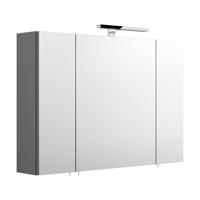 Spiegelkast Levi Antraciet L - thumbnail