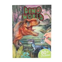 Dino World stickerboek met puffy stickers - thumbnail
