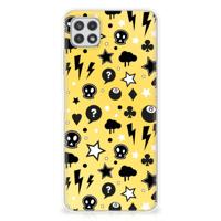 Silicone Back Case Samsung Galaxy A22 5G Punk Geel - thumbnail