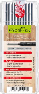 Pica vullingenset | 10x grafiet speciale hardheid h | voor fijne markeringen | dry 4050 | 10 stiften / set | 1 stuk - 4050 - 4050 Pica vullingenset | 10x grafiet speciale hardheid h | voor fijne markeringen | dry 4050 | 10 stiften / set | 1 stuk - 4050 - 4050