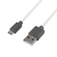 LogiLink USB-kabel USB 2.0 USB-A stekker, USB-micro-B stekker 1.80 m Zwart CU0063 - thumbnail