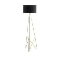 Stars of Light Standing lampCamporale gold with black lampshade - 39231 - thumbnail