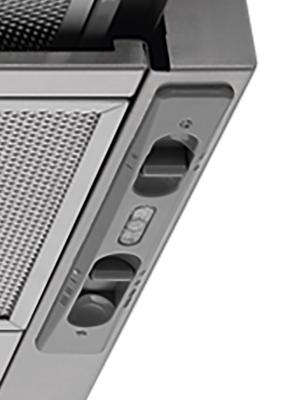 Etna AV790RVS Afzuigkap vlakscherm Grijs