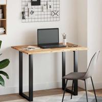 Bureaublad met olieafwerking 80x70x2 cm massief acaciahout - thumbnail