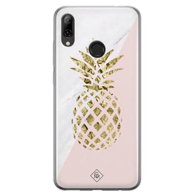 Huawei P Smart 2019 siliconen hoesje - Ananas Huawei P Smart 2019 siliconen hoesje - Ananas