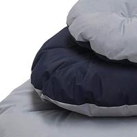 Rosewood hondenkussen tough & mucky ovaal grijs / navy - thumbnail