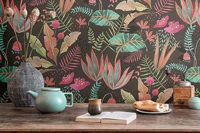 Livingwalls Famous Garden - Zwart - Planten - 393481