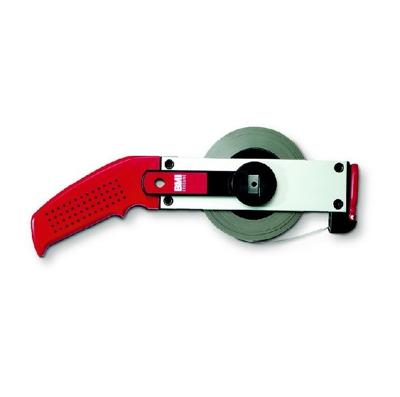 BMI Meetband met frame | lengte 30 m bandbreedte 13 mm | B EG II | aluminium wit stalen rolbandmaat | 1 stuk - 301024030BF 301024030BF