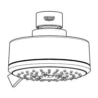 Grohe New Tempesta Cosmopolitan Hoofddouche Ø10 cm Chroom - thumbnail