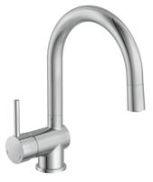 LED-Keukenmengkraan Schutte Stella Draaibare Uitloop 3 Kleuren Chroom - thumbnail