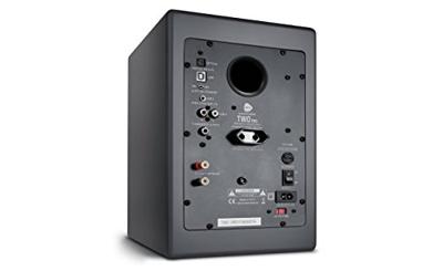 wavemaster TWO PRO stone gray – luidsprekersysteem (110 Watt) met Bluetooth streaming, digitale poorten en IR-afstandsbediening actieve boxen gebruik voor tv/tablet/smartphone, donkergrijs (66352)