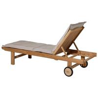 Madison ligbedkussen panama 200x60 cm lichtbeige - thumbnail