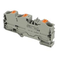 WAGO 2216-1301 Doorgangsklem 12 mm Push-In-klem Grijs 20 stuk(s) - thumbnail