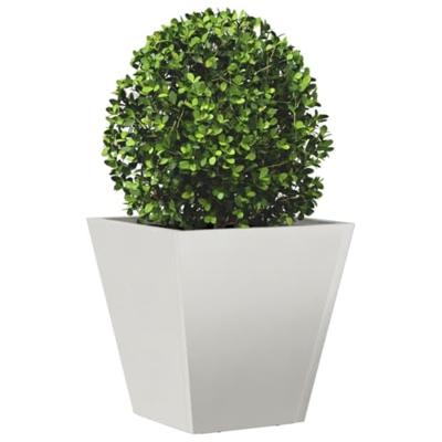 Plantenbakken 2 st 30x30x30 cm roestvrij staal