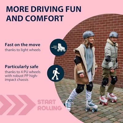 Hudora rolschaatsen sneaker amber, maat 32-35